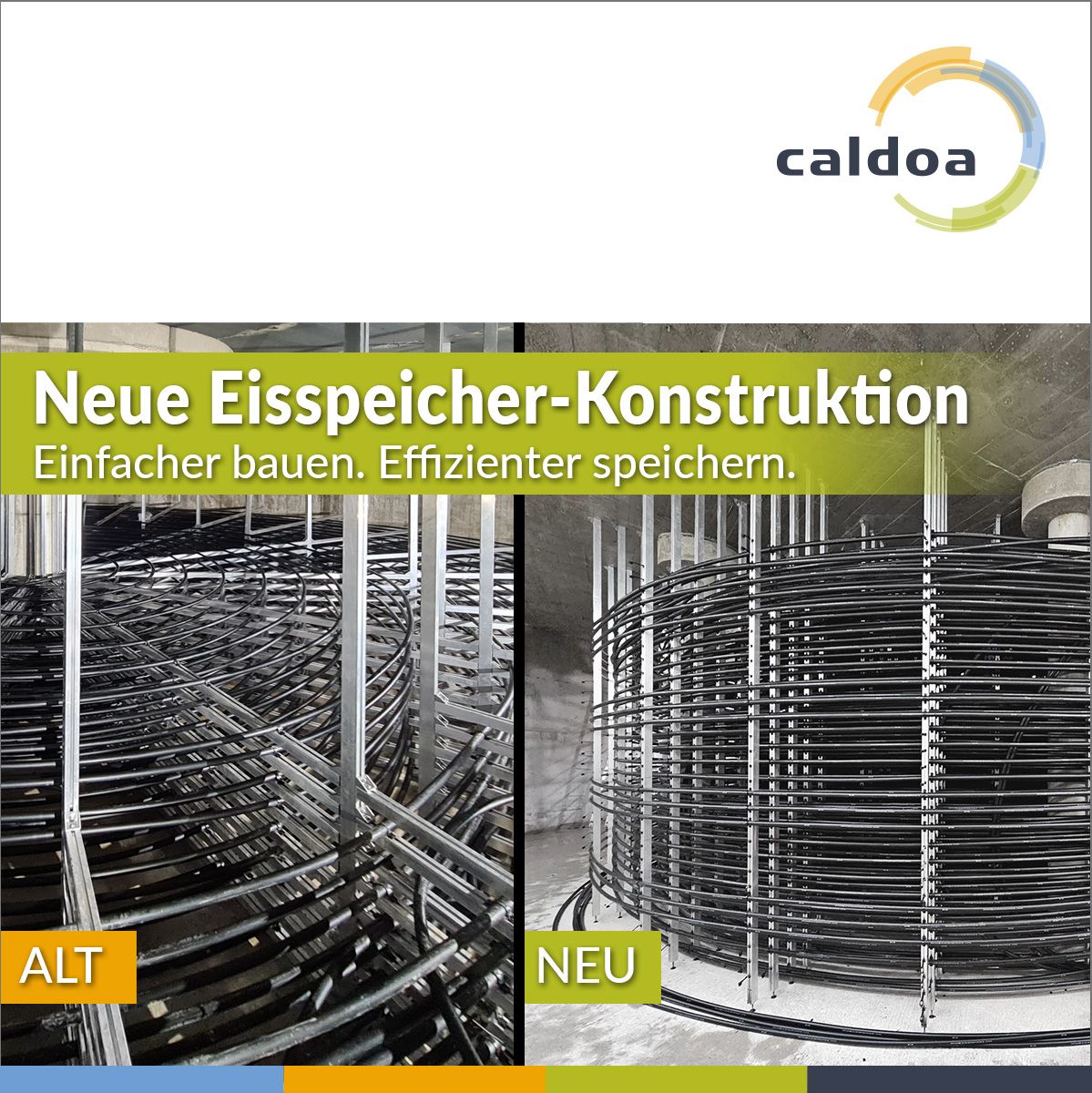 neue Eisspeicherkostruktion - Vergleich alt - neu