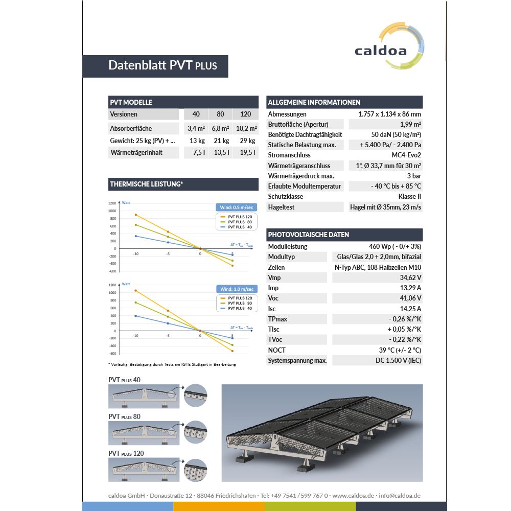 Infomaterial Eisspeicher - Funktionsbeschreibung der caldoa Eisspeicher