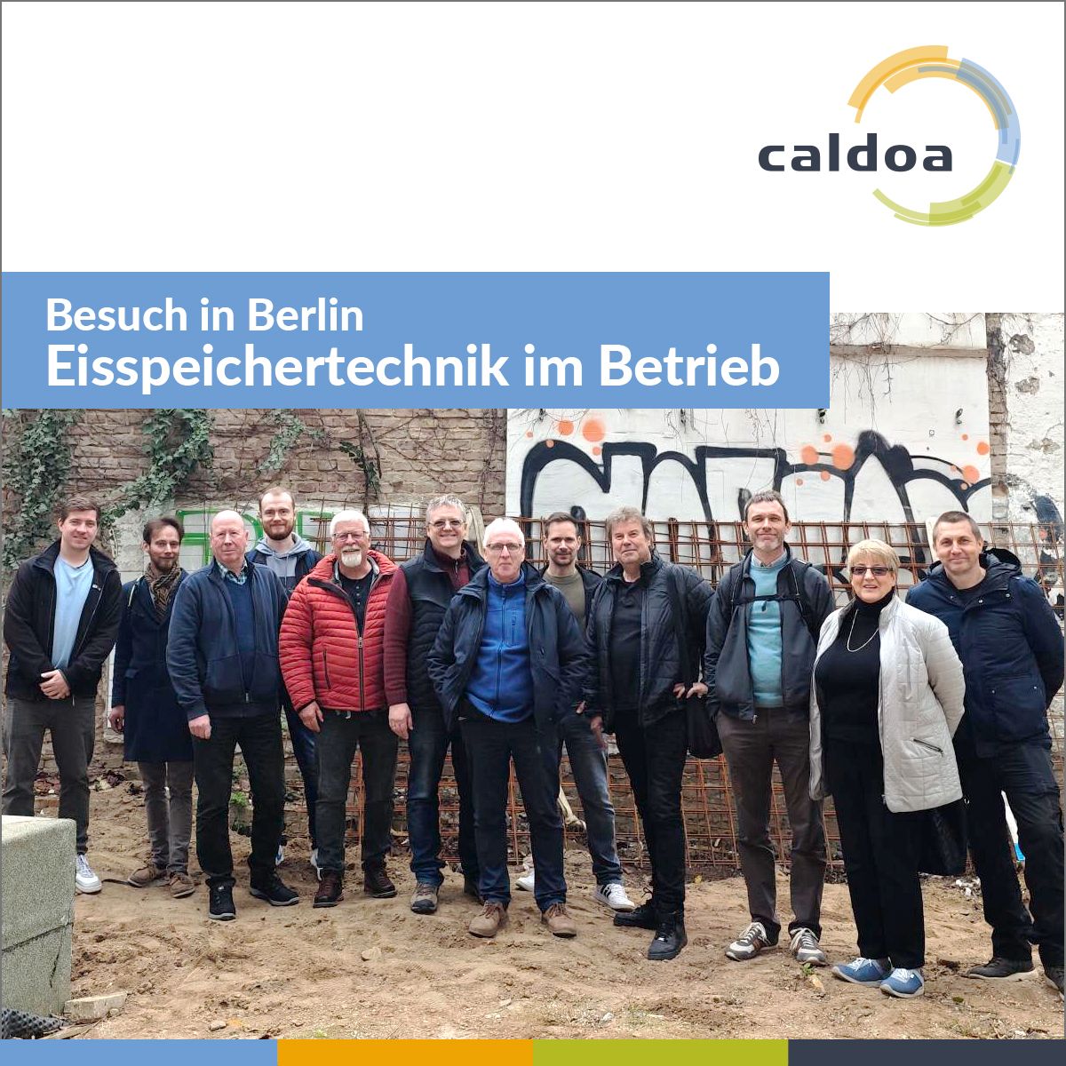 Besuch Eisspeicher-Anlage im Betrieb